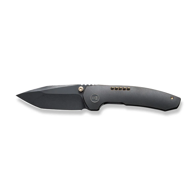 WE Trogon Folding Knife Black Titanium Handle 20CV Plain Edge Spear Point Black Stonewash Finish WE22002B-2 10 WE Trogon Folding Knife Black Titanium Handle 20CV Plain Edge Spear Point Black Stonewash Finish WE22002B-2 - Image 8