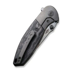 WE Nitro Mini Folding Knife Gray Titanium/Marble Carbon Fiber Inlay Handle 20CV Drop Point Plain Edge Hand Rubbed Satin Finish WE22015-1 14 WE Nitro Mini Folding Knife Gray Titanium/Marble Carbon Fiber Inlay Handle 20CV Drop Point Plain Edge Hand Rubbed Satin Finish WE22015-1 -We Knife WE22015 1 Nitro Mini 5 53637.1669659305