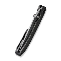 WE Riff-Raff Folding Knife Gray Titanium Handle 20CV Clip Point Plain Edge Gray Stonewash Finish WE22020B-3 -We Knife WE22020B 3 Riff Raff 6 70307.1684870942