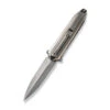 WE Diatomic Folding Knife Bead Blast Titanium Handle 20CV Dagger Plain Edge Bead Blast Finish WE22032-2 -We Knife WE22032 2 Diatomic 1 30621.1684454853