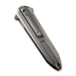 WE Diatomic Folding Knife Bead Blast Titanium Handle 20CV Dagger Plain Edge Bead Blast Finish WE22032-2 -We Knife WE22032 2 Diatomic 4 52774.1684454854