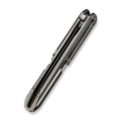 WE Diatomic Folding Knife Bead Blast Titanium Handle 20CV Dagger Plain Edge Bead Blast Finish WE22032-2 -We Knife WE22032 2 Diatomic 6 68292.1684454854