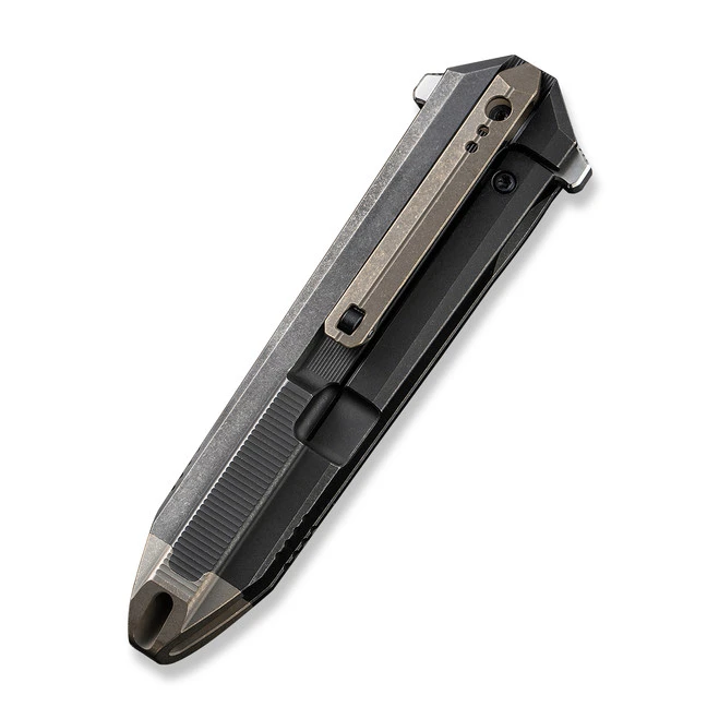 WE Diatomic Folding Knife Black Titanium Handle 20CV Dagger Plain Edge Bead Blast Finish WE22032-3 7 WE Diatomic Folding Knife Black Titanium Handle 20CV Dagger Plain Edge Bead Blast Finish WE22032-3 - Image 5