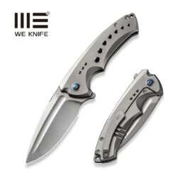 New Release 9 WEKNIFE Nexusia Flipper Knife Titanium Handle (3.48" CPM 20CV Blade) WE22044-4