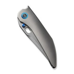 WE Attor Folding Knife Polished Bead Blast Titanium Handle 20CV Modified Persian Plain Edge Polished Bead Blast Finish WE23037B-2 -We Knife WE23037B 2 Attor 4 700x 45949.1723737152