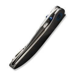 WE Attor Folding Knife Polished Bead Blast Titanium Handle 20CV Modified Persian Plain Edge Polished Bead Blast Finish WE23037B-2 -We Knife WE23037B 2 Attor 6 700x 37209.1723737152