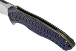 WE Knife Kitefin 2001D Blue Titanium Pocket Knife -We Knife WK2001D 07 we knife