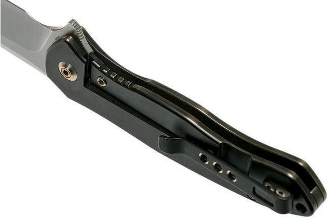 WE Knife Kitefin 2001E Black Titanium, Blue Line Pocket Knife 7 WE Knife Kitefin 2001E Black Titanium, Blue Line Pocket Knife - Image 5