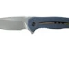 WE Knife Kitefin 2001F Blue Titanium, Bronze Line Pocket Knife -We Knife WK2001F 01 we knife