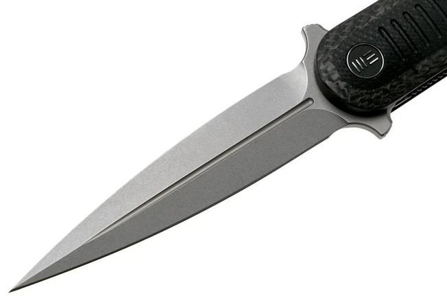 We Knife Angst 2002A Carbon Fibre, Green G10 Pocket Knife, Justin Lundquist Design 5 We Knife Angst 2002A Carbon Fibre, Green G10 Pocket Knife, Justin Lundquist Design - Image 3