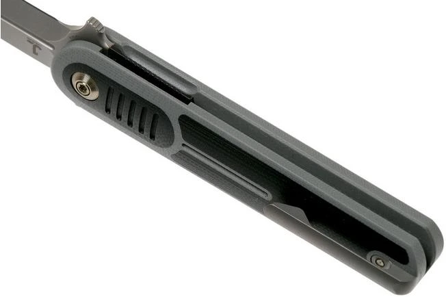 We Knife Angst 2002B Grey & Black G10 Pocket Knife, Justin Lundquist Design 7 We Knife Angst 2002B Grey & Black G10 Pocket Knife, Justin Lundquist Design - Image 5