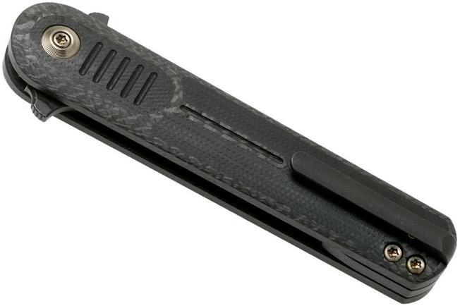 We Knife Angst 2002C Carbon Fibre, Black G10 Pocket Knife, Justin Lundquist Design 6 We Knife Angst 2002C Carbon Fibre, Black G10 Pocket Knife, Justin Lundquist Design - Image 4