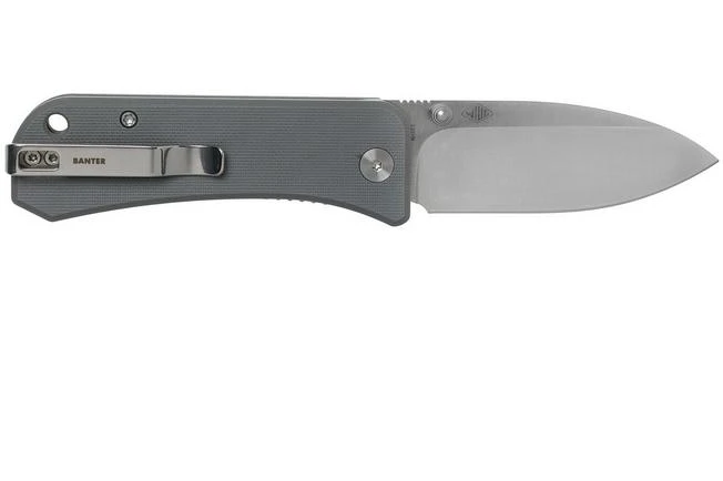 WE Knife Banter 2004E Grey Pocket Knife, Ben Petersen Design 4 WE Knife Banter 2004E Grey Pocket Knife, Ben Petersen Design - Image 2