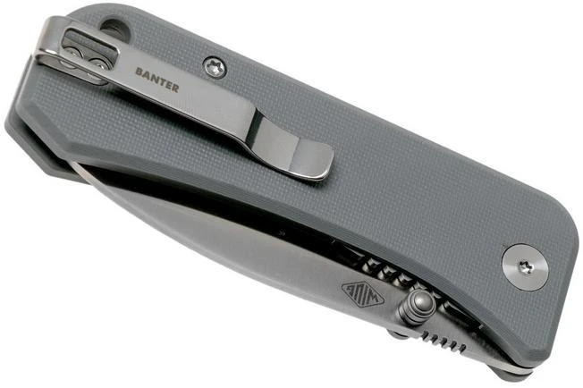 WE Knife Banter 2004E Grey Pocket Knife, Ben Petersen Design 6 WE Knife Banter 2004E Grey Pocket Knife, Ben Petersen Design - Image 4