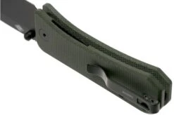 WE Knife Banter 2004F Green Micarta Pocket Knife, Ben Petersen Design -We Knife WK2004F 05 we knife