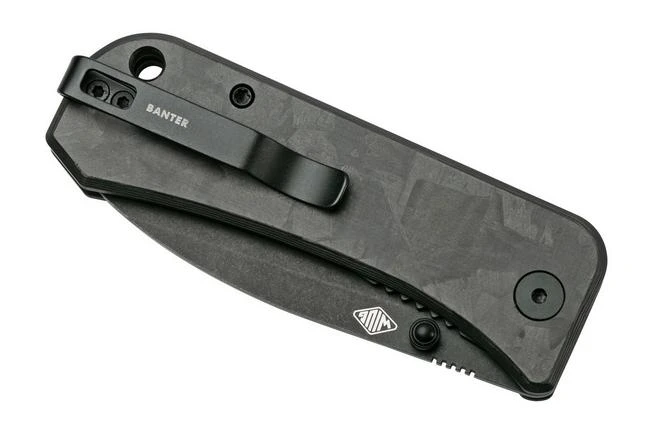 WE Knife Banter 2004H Marble Carbon Fibre Pocket Knife, Ben Petersen Design 6 WE Knife Banter 2004H Marble Carbon Fibre Pocket Knife, Ben Petersen Design - Image 4