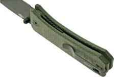 WE Knife Banter 2004J Dark Green Micarta, Black Pocket Knife, Ben Petersen Design -We Knife WK2004J 05 we