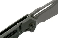 WE Knife Minax 2007B Grey Pocket Knife, Ferrum Forge Design -We Knife WK2007B 06 we knife