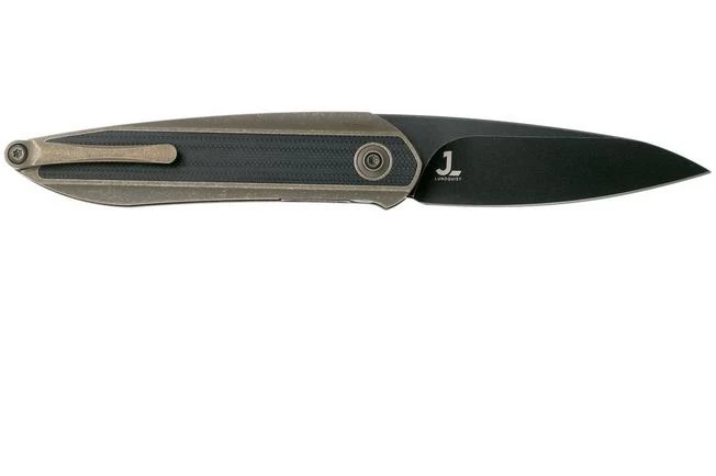 WE Knife Black Void Opus 2010C Bronze Black G10 Pocket Knife, Justin Lundquist Design 4 WE Knife Black Void Opus 2010C Bronze Black G10 Pocket Knife, Justin Lundquist Design - Image 2