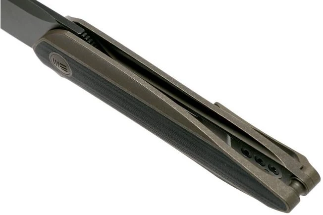 WE Knife Black Void Opus 2010C Bronze Black G10 Pocket Knife, Justin Lundquist Design 9 WE Knife Black Void Opus 2010C Bronze Black G10 Pocket Knife, Justin Lundquist Design - Image 7