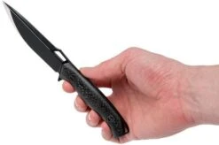 We Knife 607A, Spearpoint Neck Knife, Black -We Knife WK607A 06 we knife wk607a 06