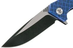 WE Knife 711A Blitz Pocket Knife, Blue-black G10 -We Knife WK711A 03 we knife wk711a 03