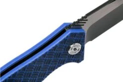 WE Knife 711A Blitz Pocket Knife, Blue-black G10 -We Knife WK711A 06 we knife wk711a 06 1