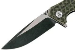 WE Knife 711B Blitz Pocket Knife, Green-black G10 -We Knife WK711B 03 we knife wk711b 03