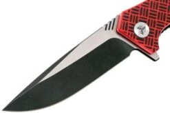 WE Knife 711C Blitz Pocket Knife, Red-black G10 -We Knife WK711C 03 we knife wk711c 03