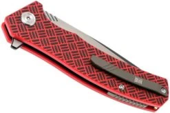 WE Knife 711C Blitz Pocket Knife, Red-black G10 -We Knife WK711C 04 we knife wk711c 04