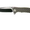 WE Knife 711D Blitz Pocket Knife, Tan-black G10