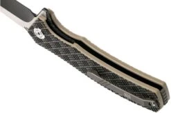 WE Knife 711D Blitz Pocket Knife, Tan-black G10 -We Knife WK711D 05 we knife wk711d 05