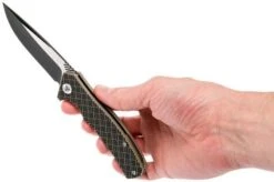 WE Knife 711D Blitz Pocket Knife, Tan-black G10 -We Knife WK711D 08 we knife wk711d 08