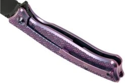 WE Knife Balaenoptera WK712A Pocket Knife, Purple Handle, Black Blade -We Knife WK712A 05 we knife wk712a 05 1