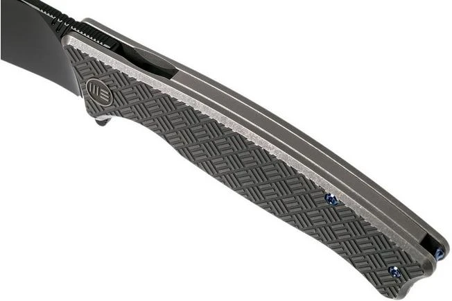 WE Knife Balaenoptera WK712C Pocket Knife, Grey Handle, Black Blade 9 WE Knife Balaenoptera WK712C Pocket Knife, Grey Handle, Black Blade - Image 7