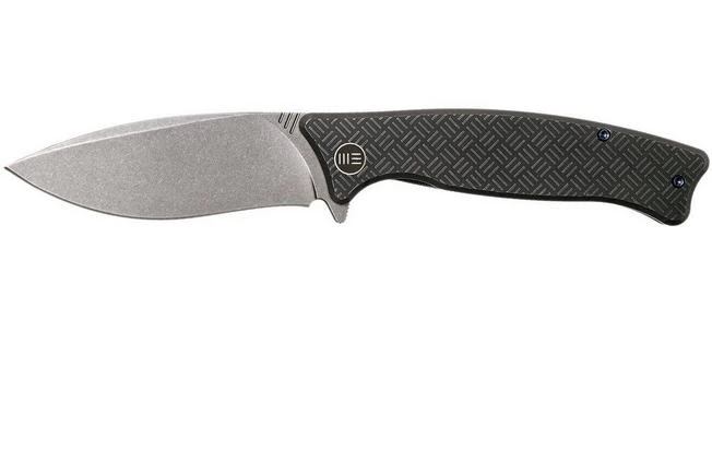 WE Knife Balaenoptera WK712D Pocket Knife, Grey Handle, Stonewashed Blade 3 WE Knife Balaenoptera WK712D Pocket Knife, Grey Handle, Stonewashed Blade
