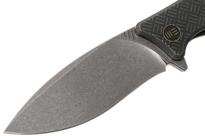 WE Knife Balaenoptera WK712D Pocket Knife, Grey Handle, Stonewashed Blade 5 WE Knife Balaenoptera WK712D Pocket Knife, Grey Handle, Stonewashed Blade - Image 3