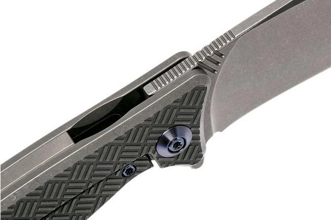 WE Knife Balaenoptera WK712D Pocket Knife, Grey Handle, Stonewashed Blade 8 WE Knife Balaenoptera WK712D Pocket Knife, Grey Handle, Stonewashed Blade - Image 6