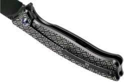 WE Knife Balaenoptera WK712E Pocket Knife, Black Handle, Black Blade -We Knife WK712E 05 we knife wk712e 05 1