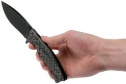 WE Knife Balaenoptera WK712E Pocket Knife, Black Handle, Black Blade -We Knife WK712E 08 we knife wk712e 08 1