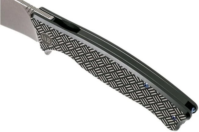 WE Knife Balaenoptera WK712F Pocket Knife, Black Handle, Stonewashed Blade 9 WE Knife Balaenoptera WK712F Pocket Knife, Black Handle, Stonewashed Blade - Image 7