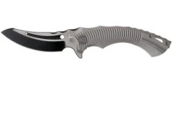 WE Knife 713C Sea Monster Gray Handle, Two Tone Blade Pocket Knife