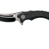 WE Knife 713D Sea Monster Black Handle, Two Tone Blade Pocket Knife