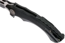 WE Knife 713D Sea Monster Black Handle, Two Tone Blade Pocket Knife -We Knife WK713D 07 we knife wk713d 07 1