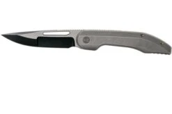 WE Knife Slipstream WK714B Pocket Knife, Grey, Black Blade
