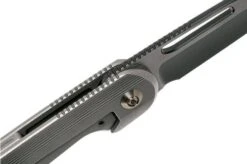 WE Knife Slipstream WK714B Pocket Knife, Grey, Black Blade -We Knife WK714B 06 we knife wk714b 06