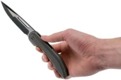 WE Knife Slipstream WK714B Pocket Knife, Grey, Black Blade -We Knife WK714B 08 we knife wk714b 08