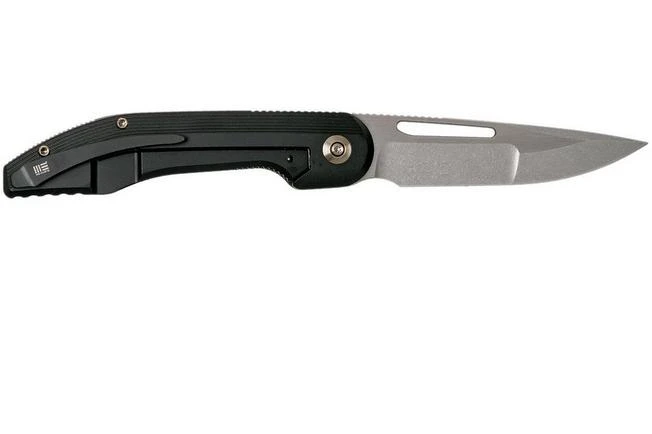 WE Knife Slipstream WK714C Pocket Knife, Black, Stonewashed Blade 4 WE Knife Slipstream WK714C Pocket Knife, Black, Stonewashed Blade - Image 2