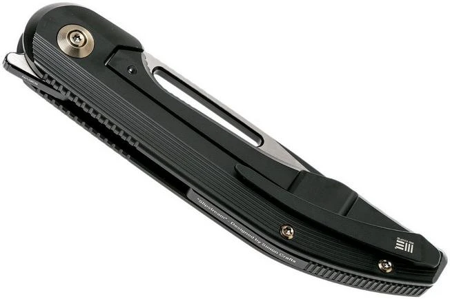WE Knife Slipstream WK714D Pocket Knife, Black, Black Blade 6 WE Knife Slipstream WK714D Pocket Knife, Black, Black Blade - Image 4