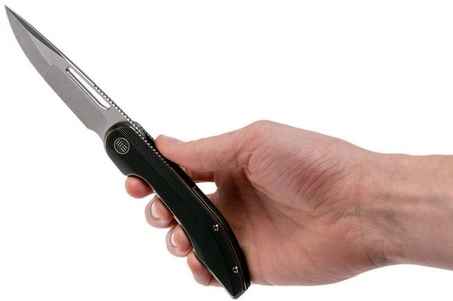 WE Knife Slipstream WK714E Pocket Knife, Bronze, Stonewashed Blade 10 WE Knife Slipstream WK714E Pocket Knife, Bronze, Stonewashed Blade - Image 8